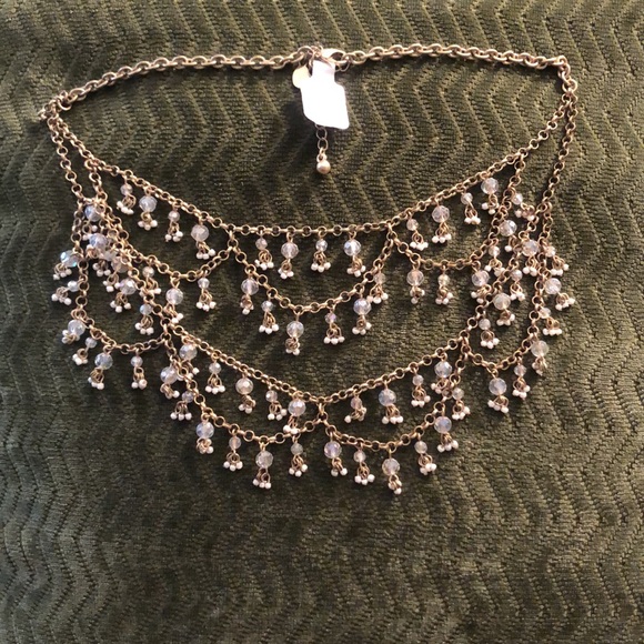 NWT! LOFT bib statement necklace! - Picture 2 of 9